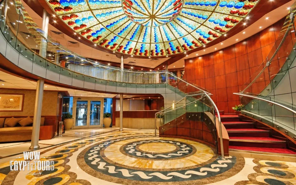 Lobby on Royal Ruby Nile Cruise