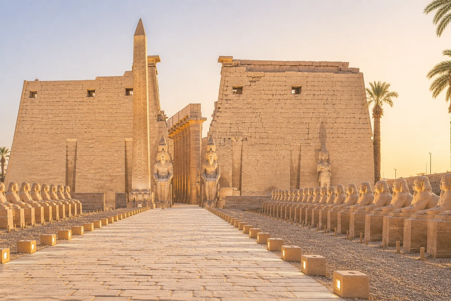 Luxor Temple in Luxor Egypt – Temple of Luxor on the East Bank of the Nile
