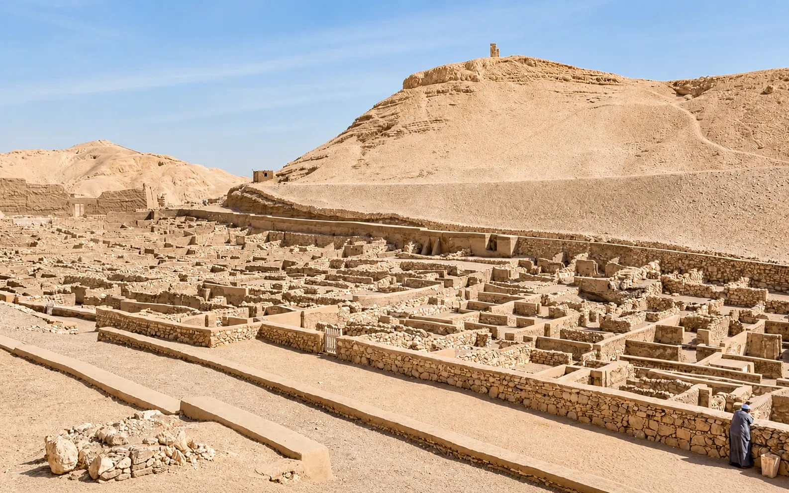 Deir el-Medina in Luxor Egypt – Workers Village on the West Bank of the Nile