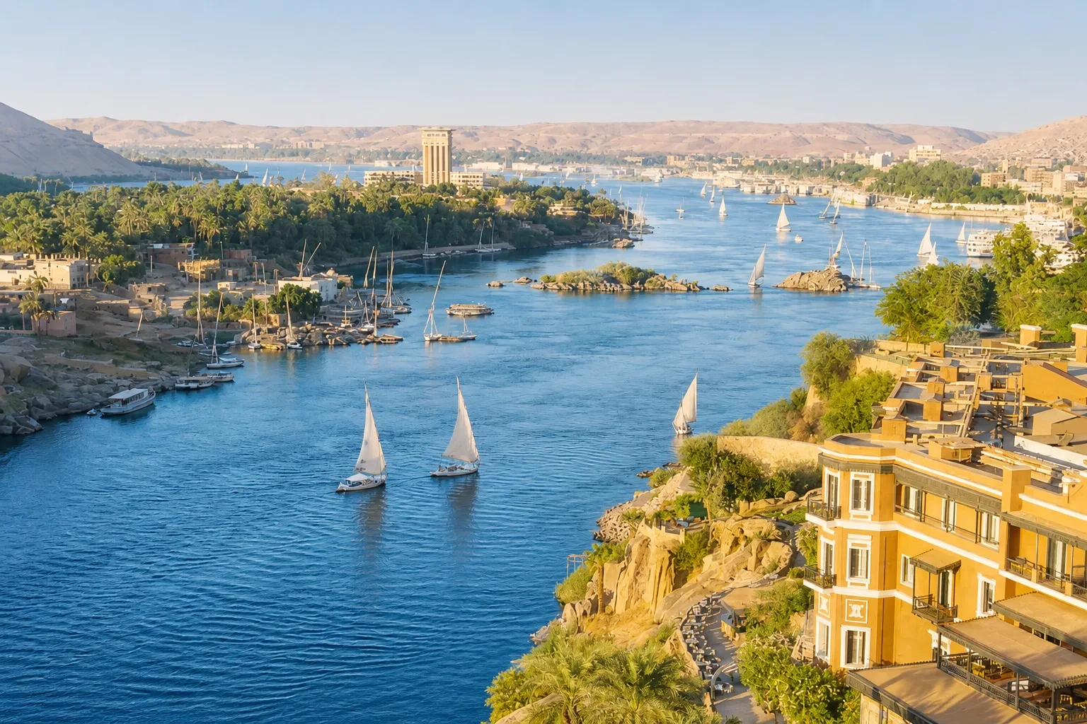 Nile River Valley Attractions in Egypt – Temples and Tombs of the Upper Egyptian Nile