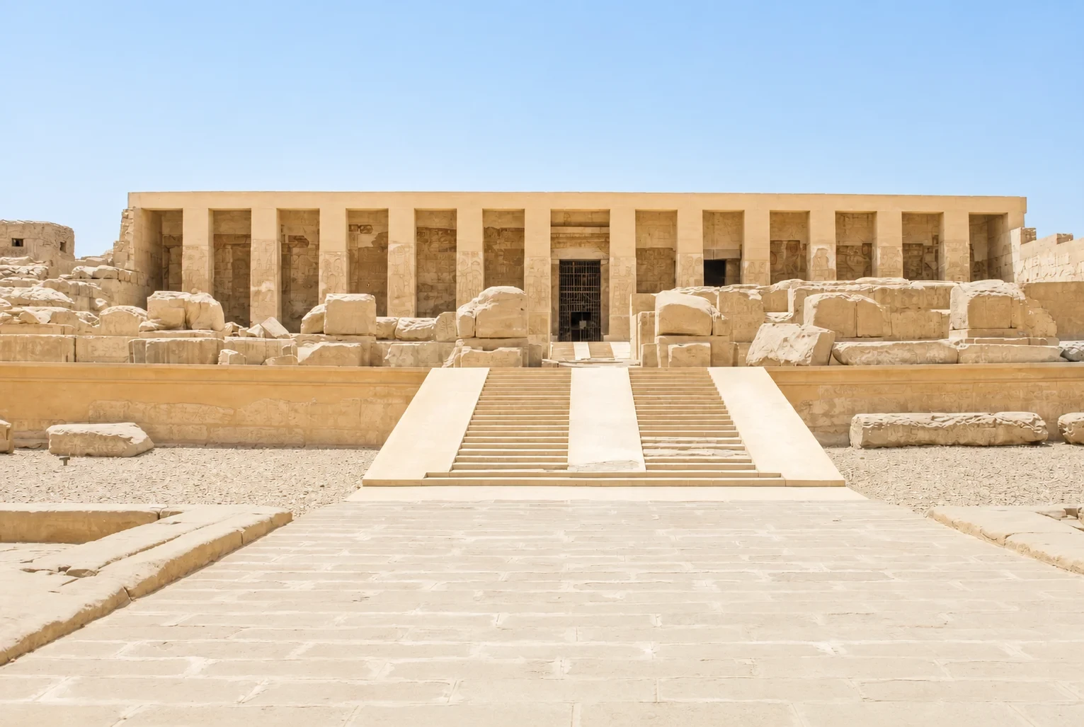 Abydos Temple in Egypt – Temple of Seti I at the Sacred City of Osiris