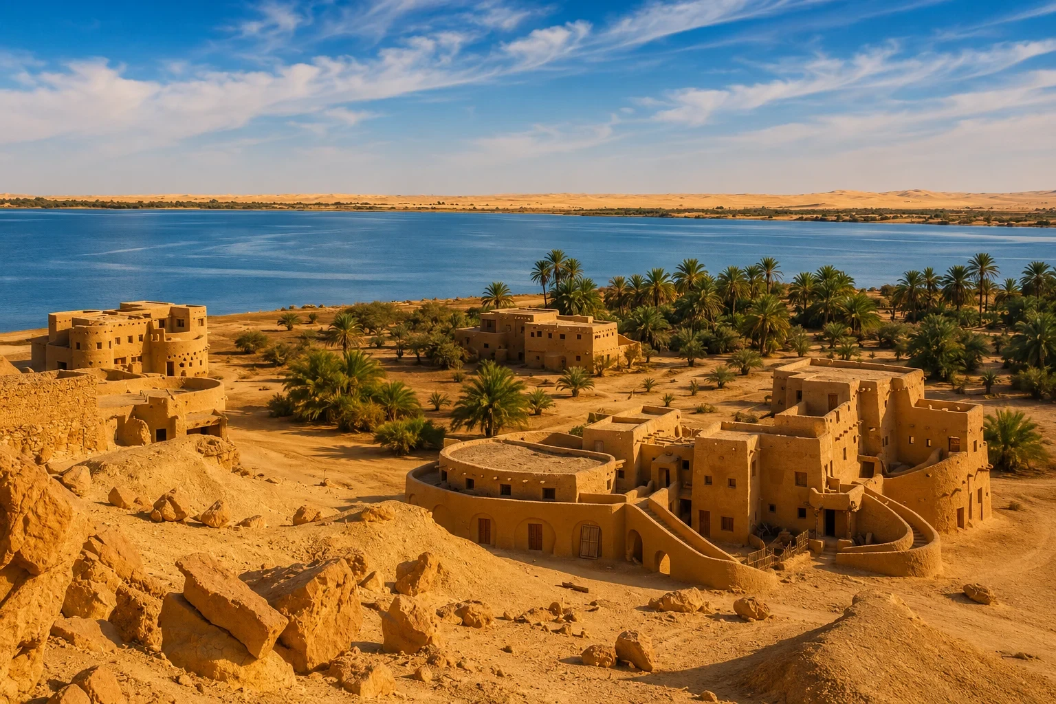 Oases Tourist Attractions in Egypt – Siwa, Bahariya, Faiyum, Farafra, Dakhla and Kharga Western Desert Oases