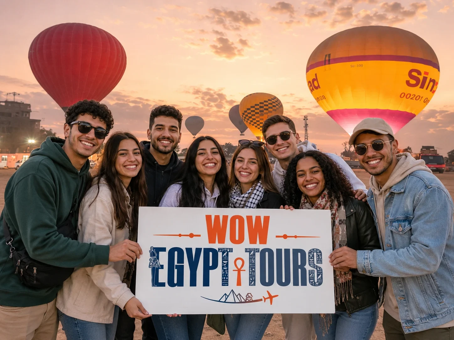 Sunrise Hot Air Balloon Ride Over Luxor