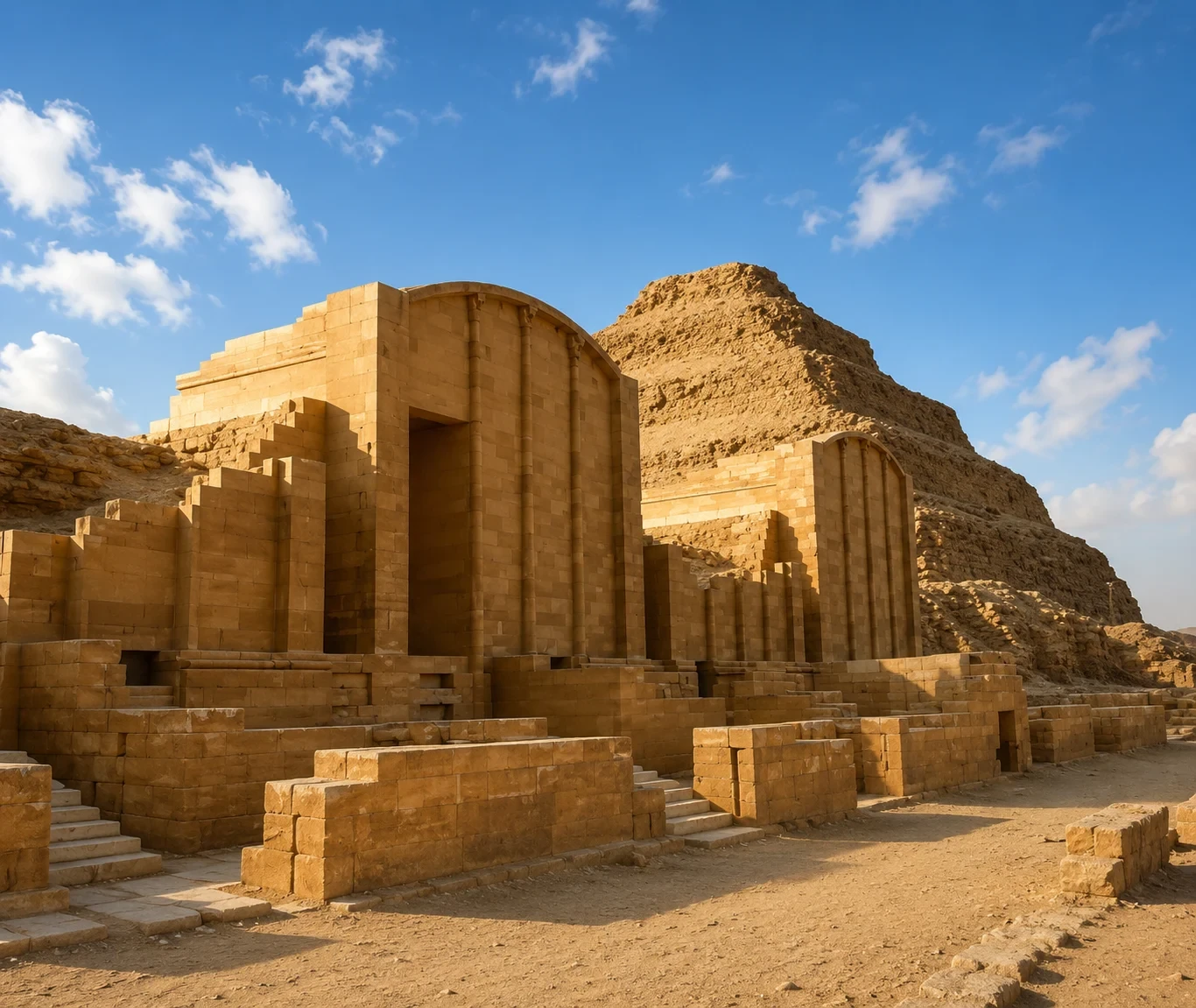 Memphis Egypt – Ancient Capital of Egypt at Mit Rahina with the Ramesses II Colossus and Alabaster Sphinx