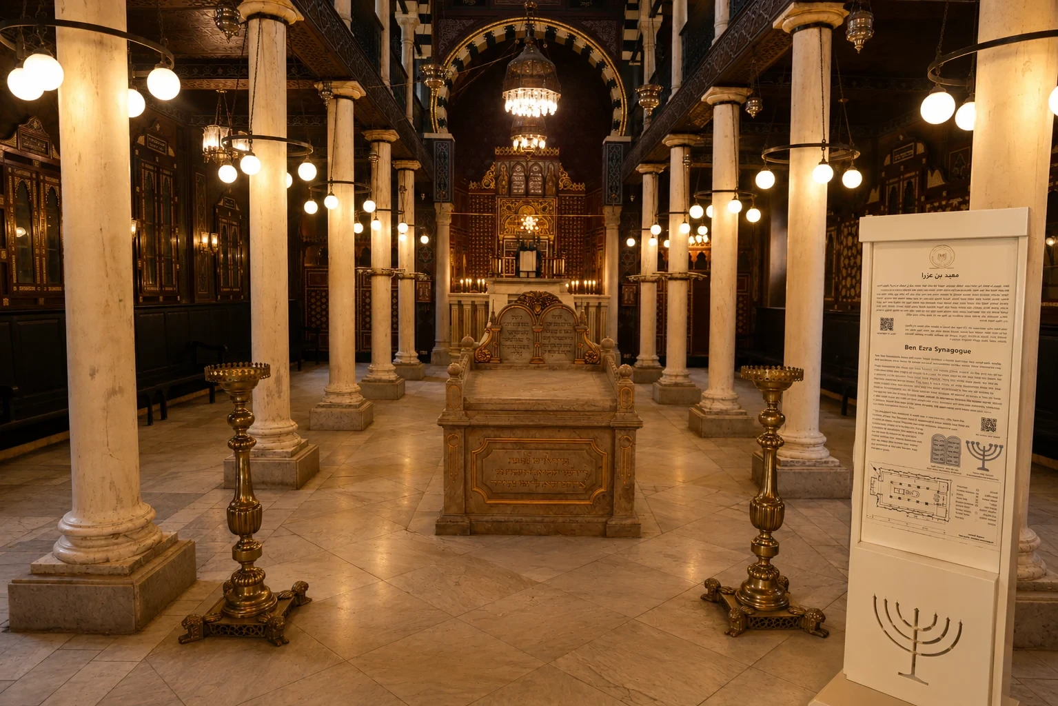 Ben Ezra Synagogue in Old Cairo Egypt – Oldest Synagogue in Egypt and Site of the Cairo Geniza Discovery