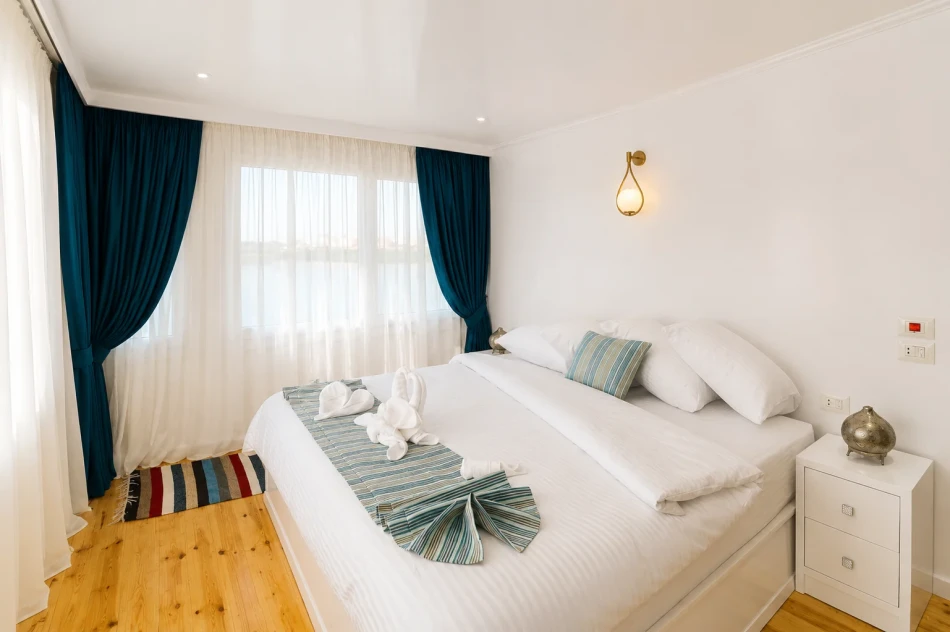 Suite accommodation aboard Turquoise Dahabiya Nile Cruise