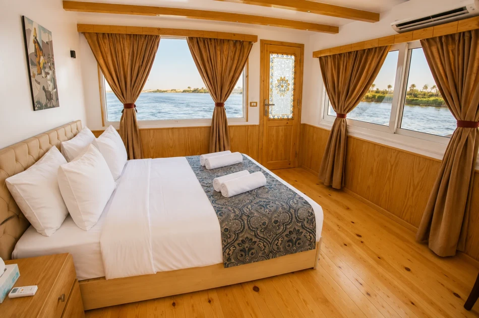 Suite on Akhnaton Dahabiya Nile River Cruise