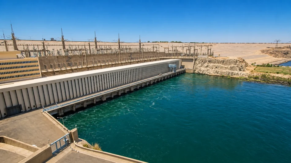 Aswan High Dam visited during a 4-day Dahabiya Nile cruise from Aswan to Luxor.