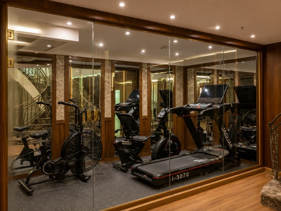 Fitness gym aboard Concerto Plus Nile Cruise