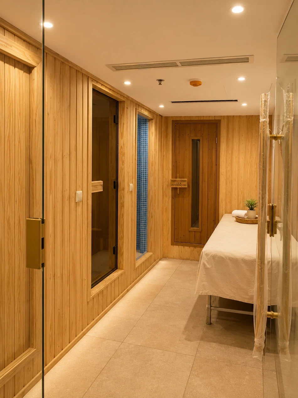 Spa and treatment area aboard Radamis I Nile Cruise
