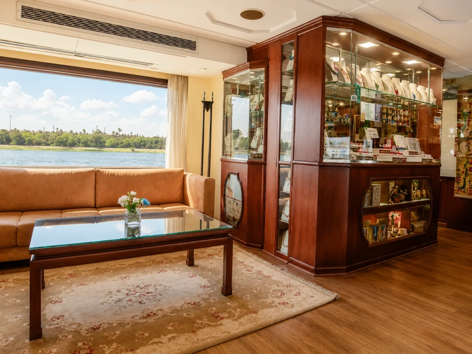 Gift and souvenir shop aboard Nile Goddess Nile Cruise