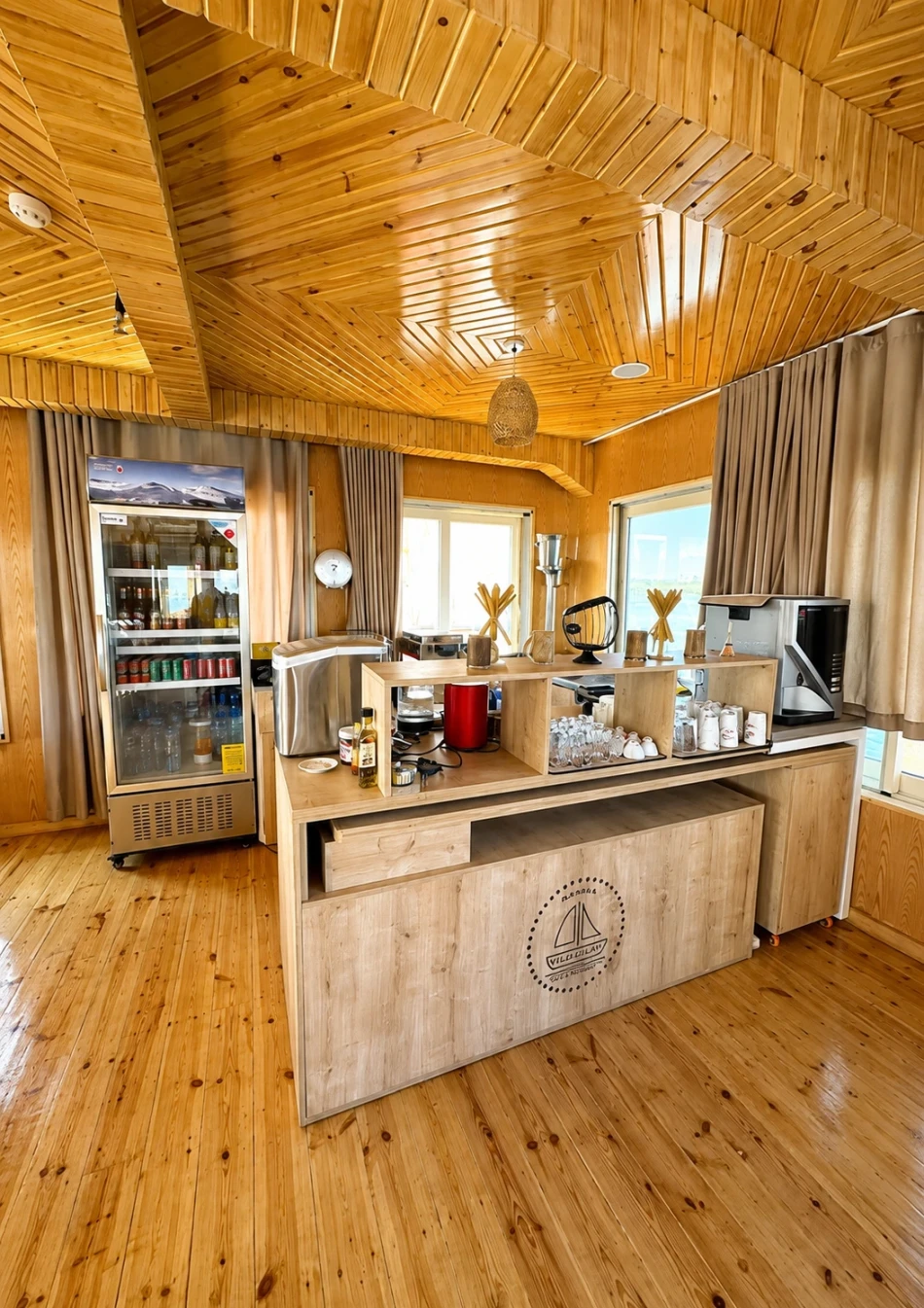 Bar area aboard Étoile d'Égypte Dahabiya Nile Cruise