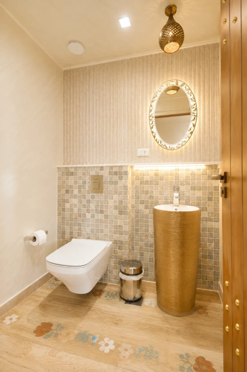 Private suite bathroom aboard Nayera Dahabiya Nile Cruise