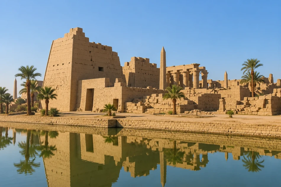 Karnak Temple in Luxor visited during a Dahabiya Nile cruise from Luxor to Aswan.