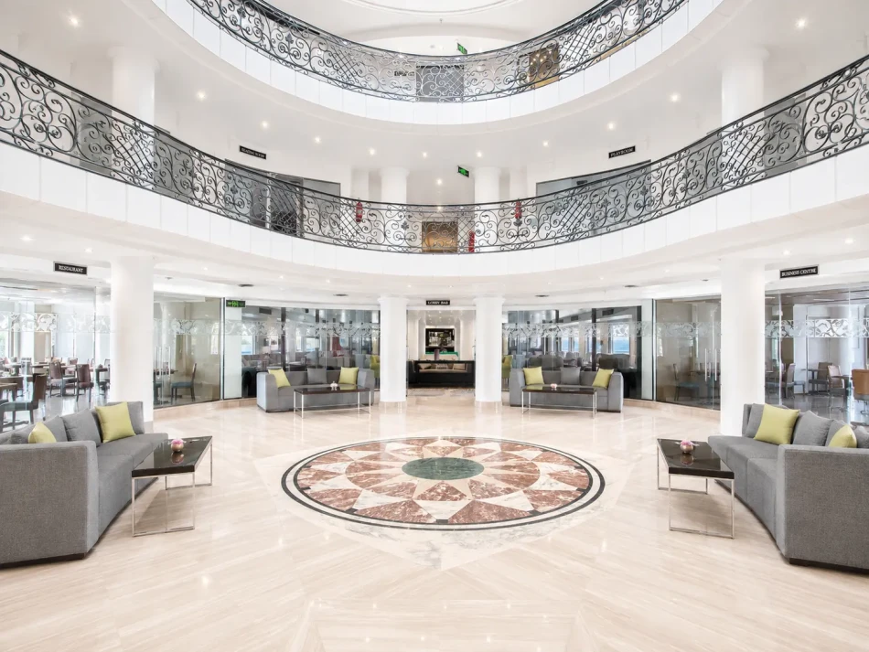 Main lobby and atrium aboard Nile Style Nile Cruise