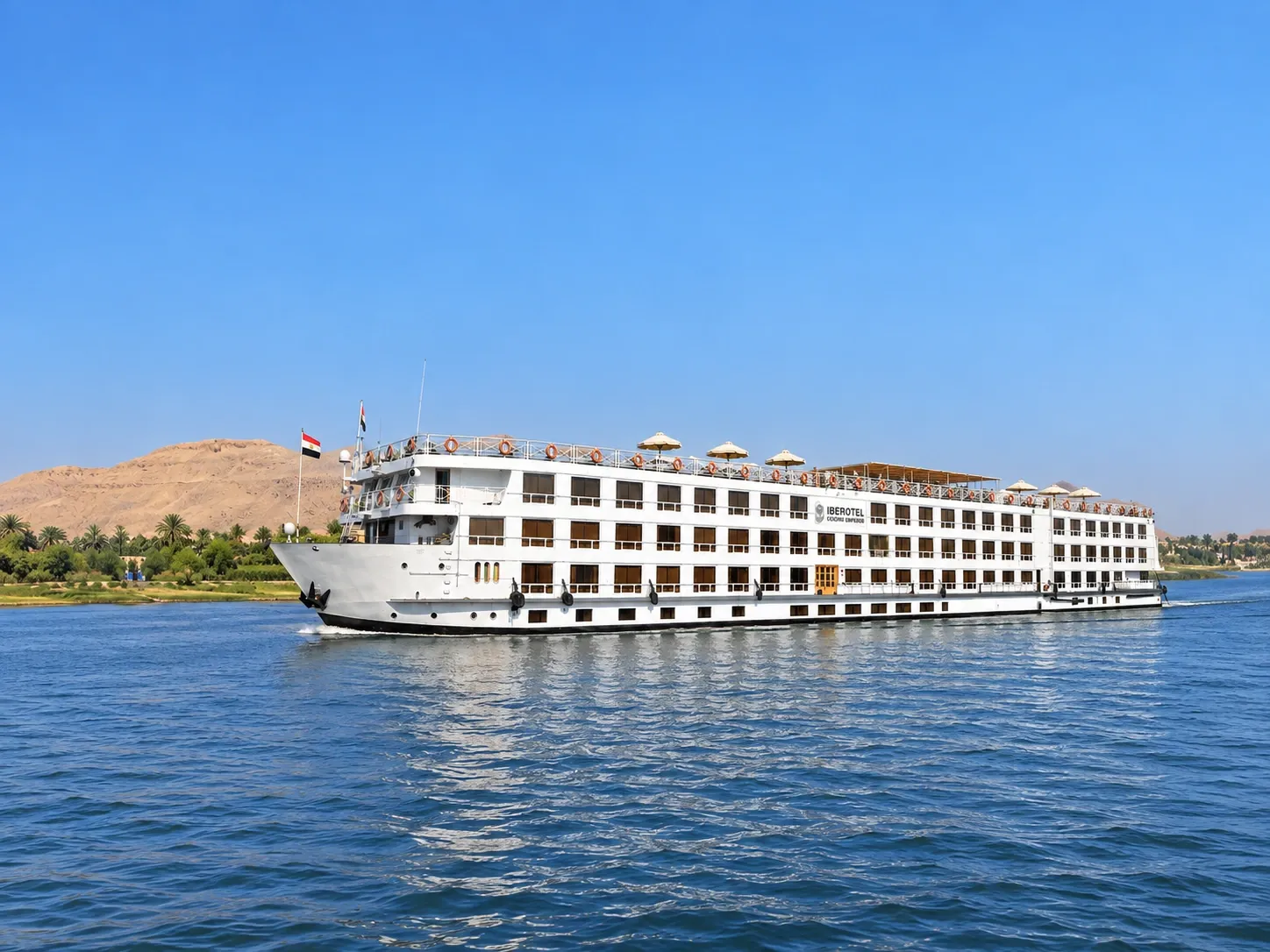 Jaz Crown Emperor Nile Cruise sailing on the Nile River