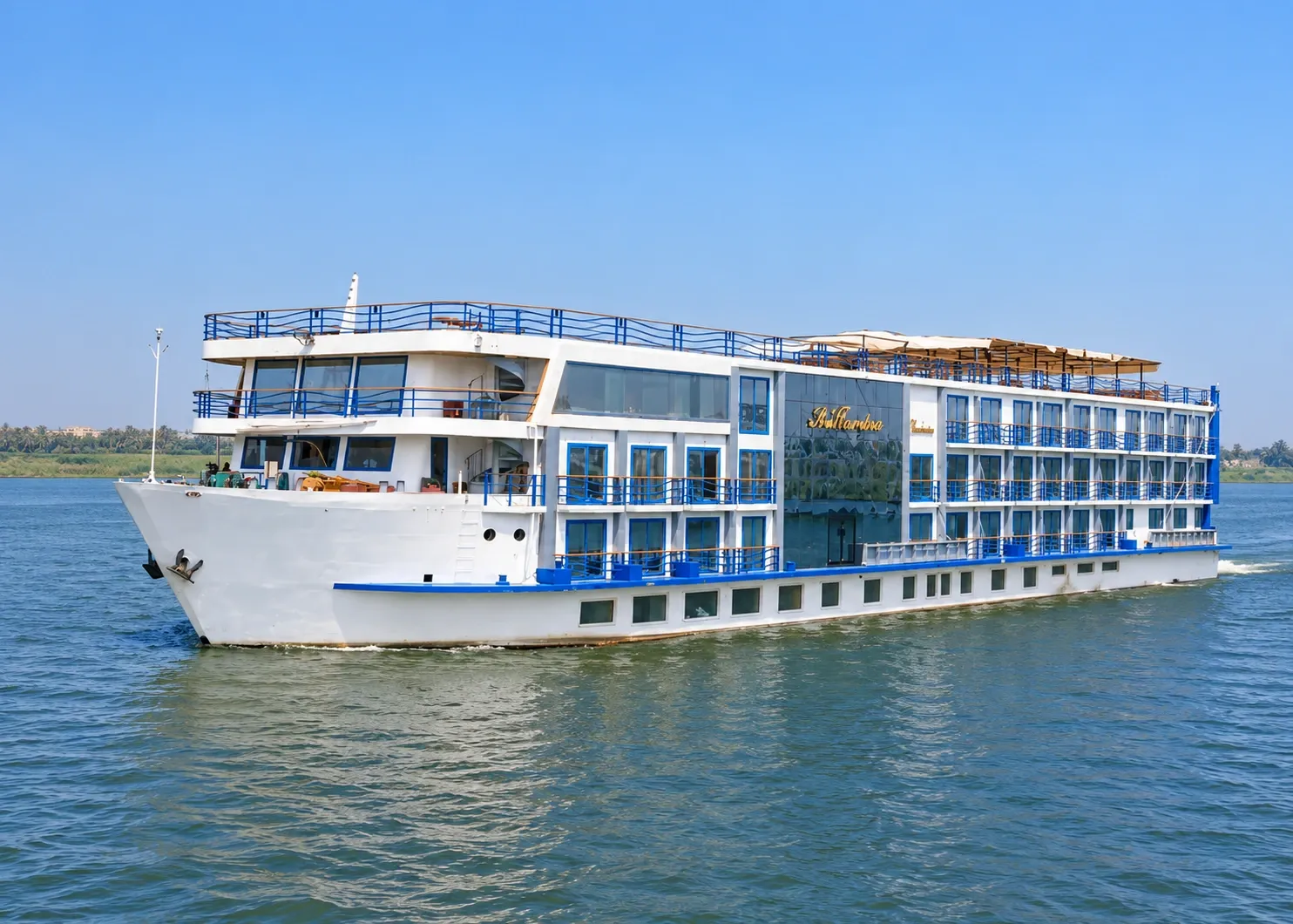 Royal La Terrasse Nile Cruise sailing on the Nile River