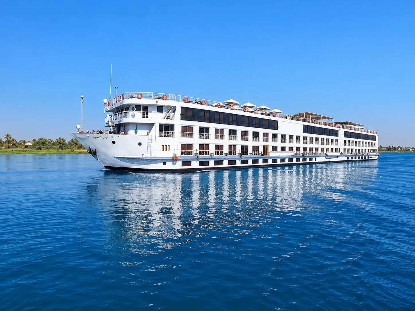 Jaz Crown Empress Nile Cruise sailing on the Nile River