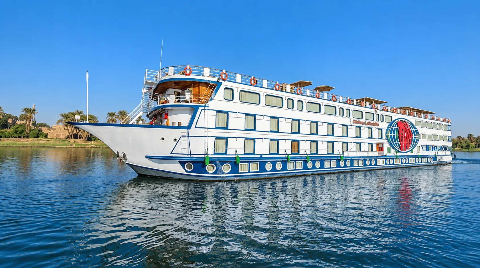 Chateau Lafayette Nile Cruise sailing on the Nile River