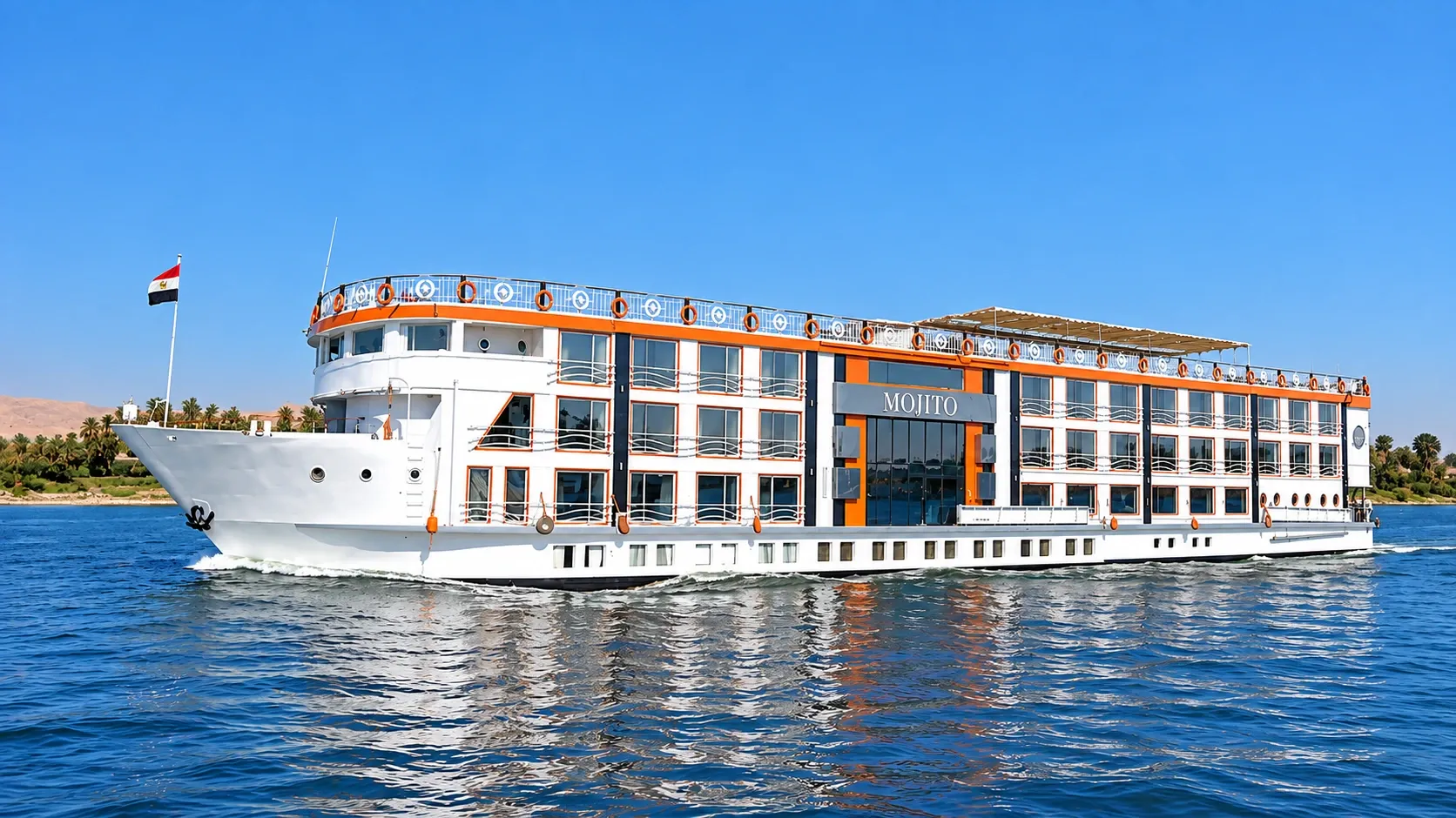 Mojito Nile Cruise sailing on the Nile River