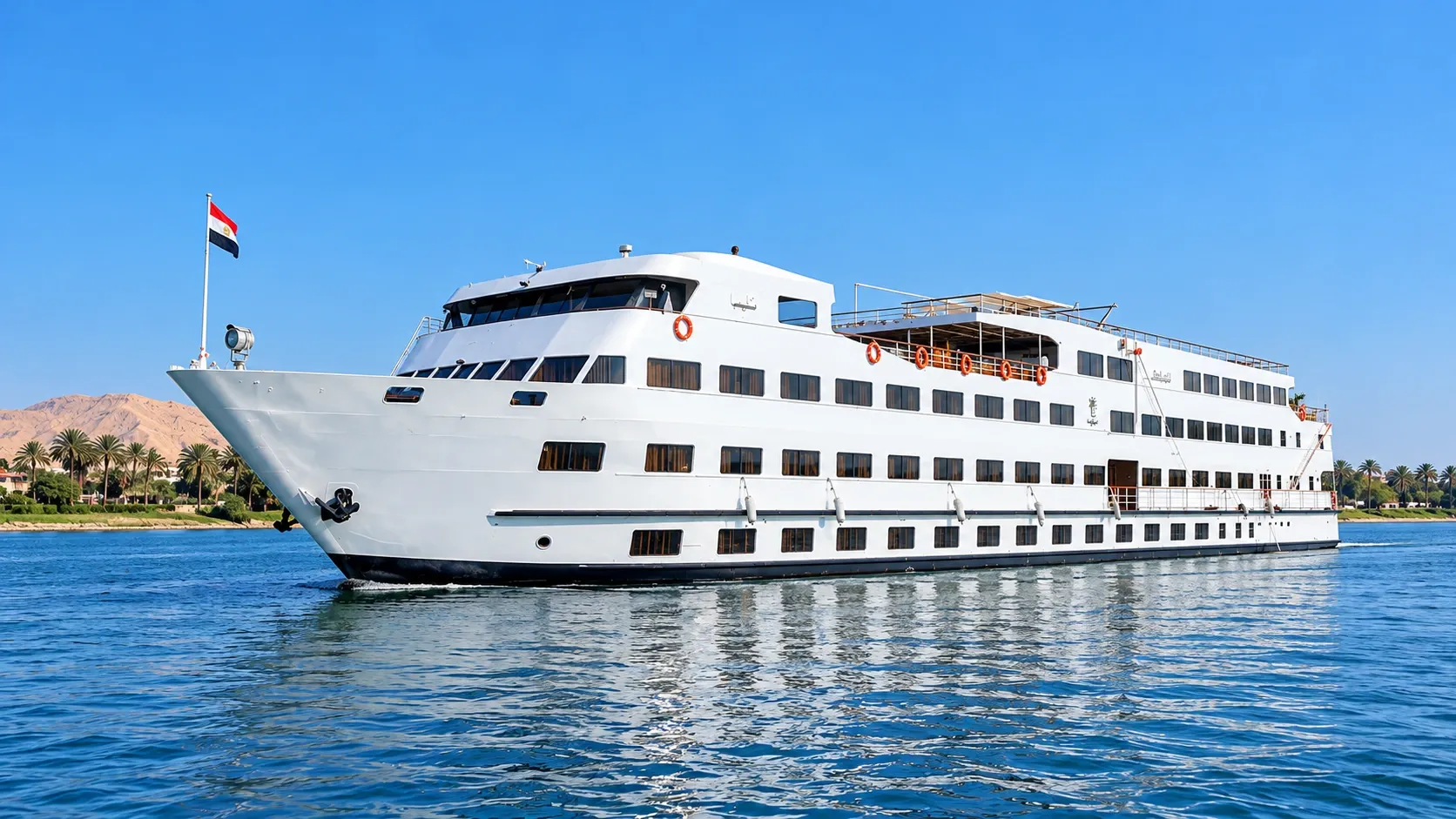 Salacia Nile Cruise sailing on the Nile River